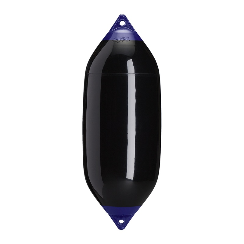 Polyform F-7 Twin Eye Fender 15 x 41  Black  Boat Box