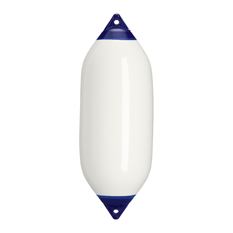 Polyform F-7 Twin Eye Fender 15 x 41  White  Boat Box