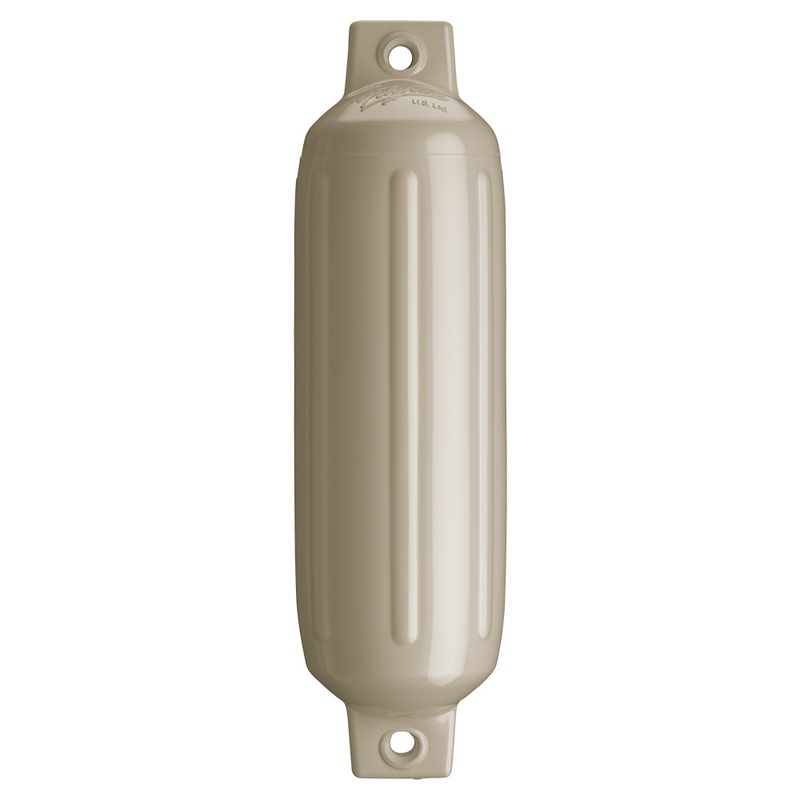 Polyform G-2 Twin Eye Fender 4.5 x 15.5  Sand  Boat Box