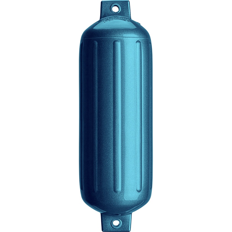 Polyform G-5 Twin Eye Fender 8.8 x 26.8  Metallic Blue  Boat Box