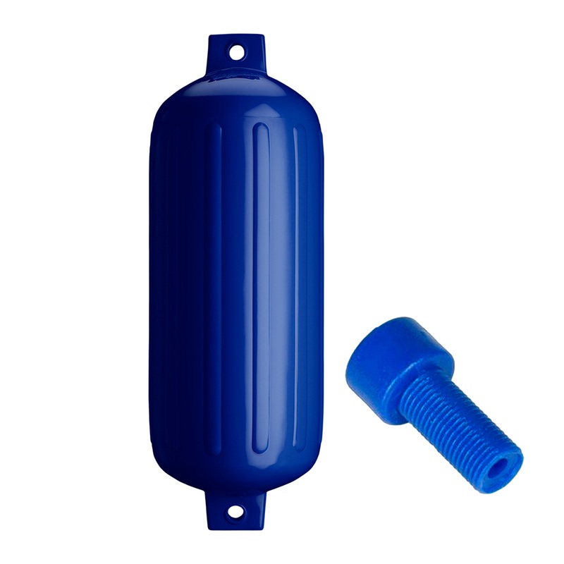 Polyform G-6 Twin Eye Fender 11 x 30  Cobalt Blue w/Adapter  Boat Box