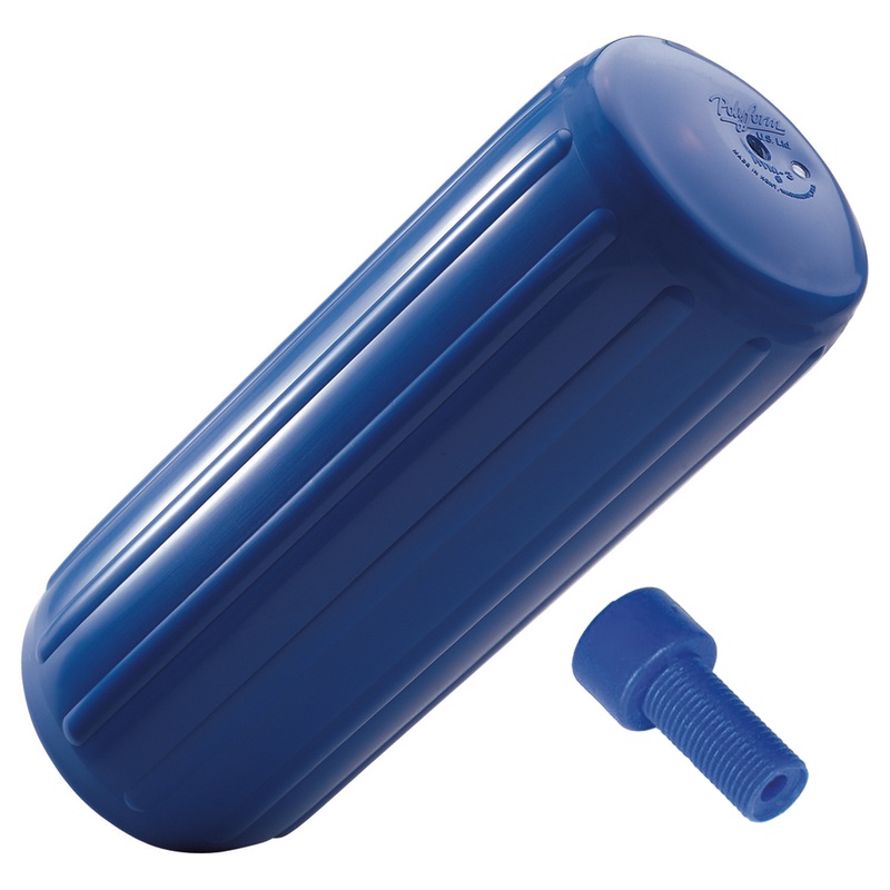 Polyform HTM-3 Fender 10.5 x 27  Blue w/Adapter  Boat Box