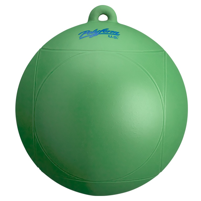 Polyform Water Ski Series Buoy  Green  Boat Box