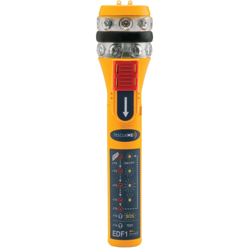 Ocean Signal RescueME EDF1 Electronic Distress Flare  7 Mile Range  Boat Box