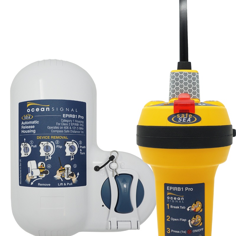 Ocean Signal SafeSea EPIRB1 Pro  Float-Free Category 1 EPIRB  Boat Box