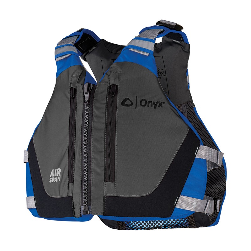 Onyx Airspan Breeze Life Jacket  M/L  Blue  Boat Box
