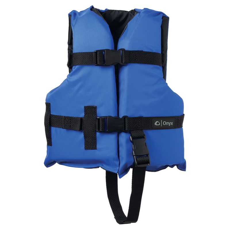 Onyx Nylon General Purpose Life Jacket  Child 30-50lbs  Blue  Boat Box