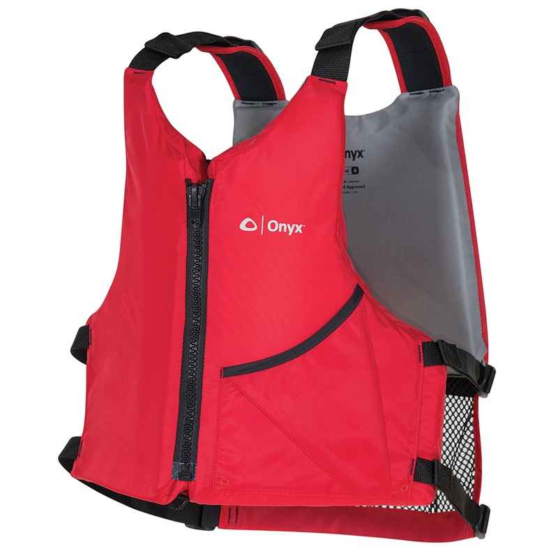 Onyx Universal Paddle Vest  Adult Universal  Red  Boat Box