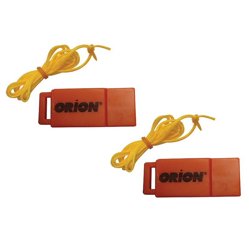 Orion Safety Whistle w/Lanyards  2-Pack  Boat Box