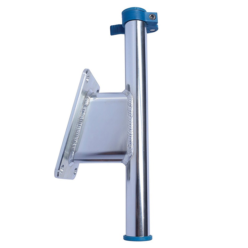 Panther 5 Set Back Transom Mount Bracket  Clear  Anodized  Boat Box