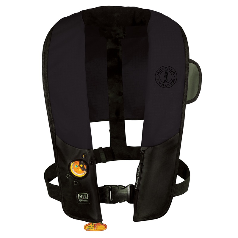 Mustang HIT Inflatable PFD f/Law Enforcement  Black  Automatic/Manual  Boat Box