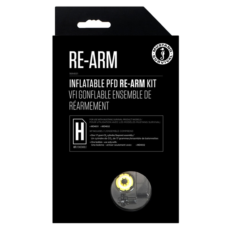 Mustang Re-Arm Kit H 17g  Automatic/Manual  Boat Box