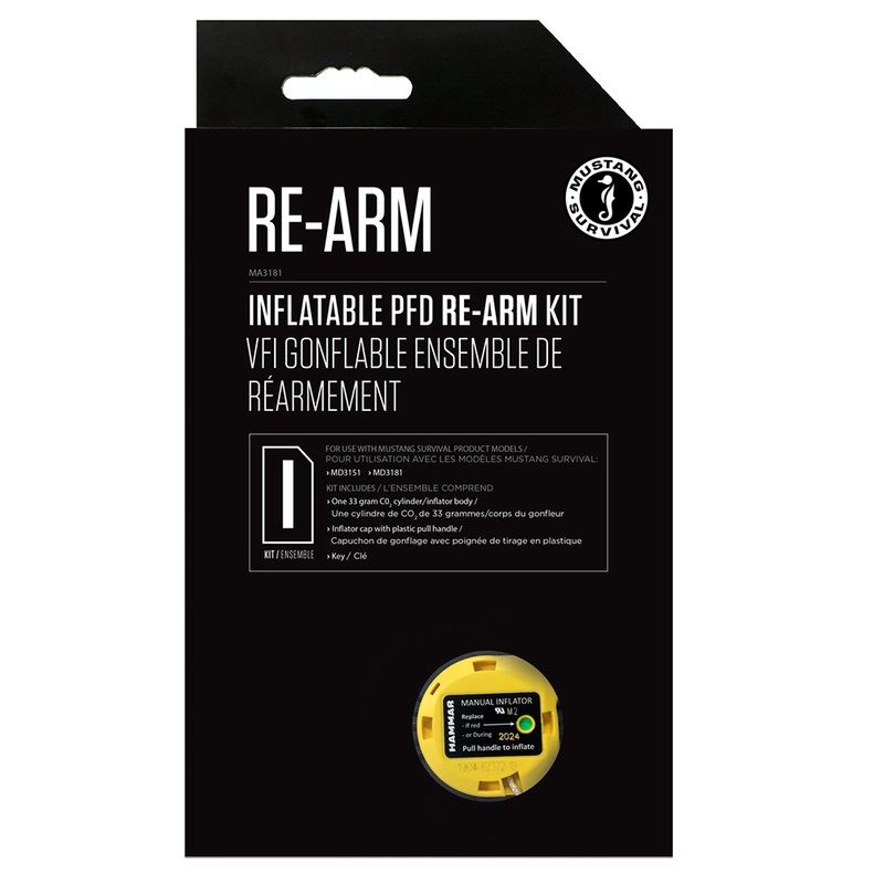 Mustang Re-Arm Kit I 33g Hammar  Manual  Boat Box