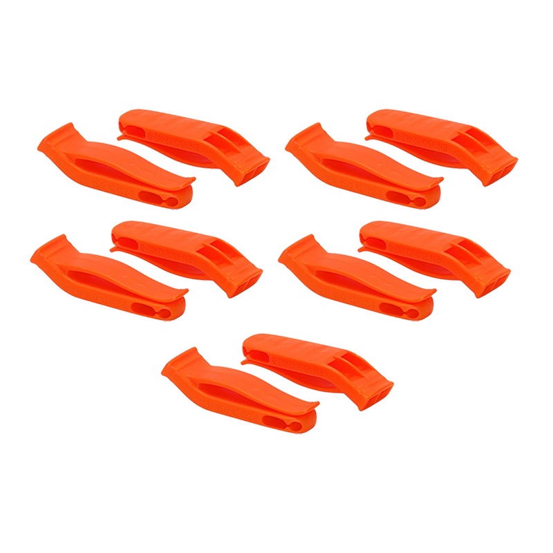 Mustang Signal Whistle  Orange *10-Pack  Boat Box
