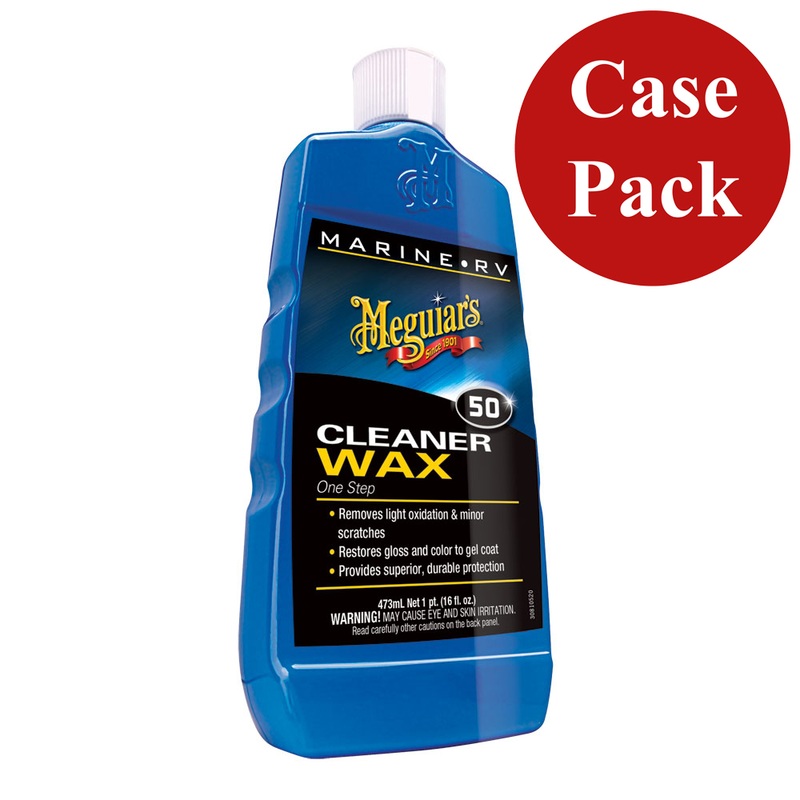 Meguiar’s Boat/RV Cleaner Wax  16 oz  *Case of 6*  Boat Box