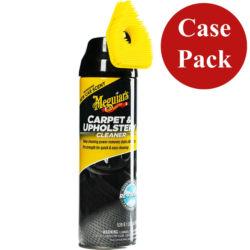 Meguiar’s Carpet & Upholstery Cleaner  19oz. *Case of 6*  Boat Box