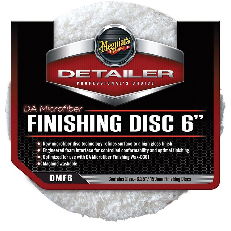 Meguiar’s DA Microfiber Finishing Disc  6  2-Pack  Boat Box