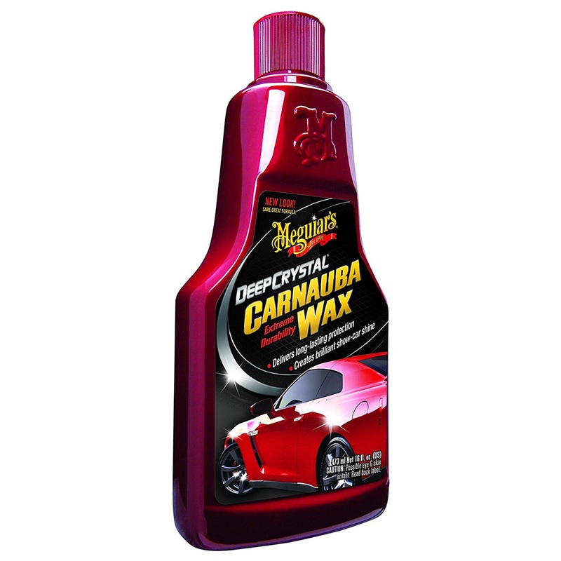 Meguiar’s Deep Crystal Carnauba Wax  16oz  Boat Box