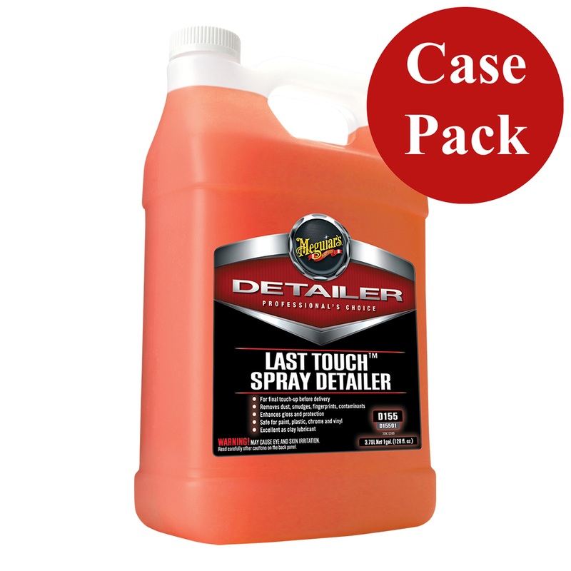 Meguiar’s Detailer Last Touch Spray Detailer  1-Gallon *Case of 4*  Boat Box