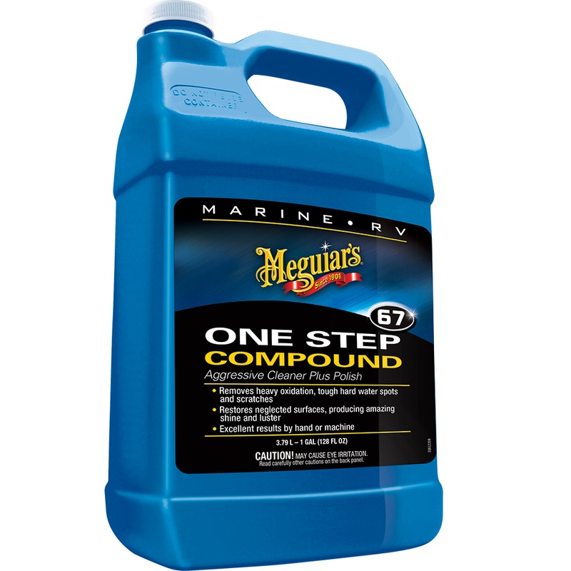 Meguiar’s Marine One-Step Compound  1 Gallon  Boat Box