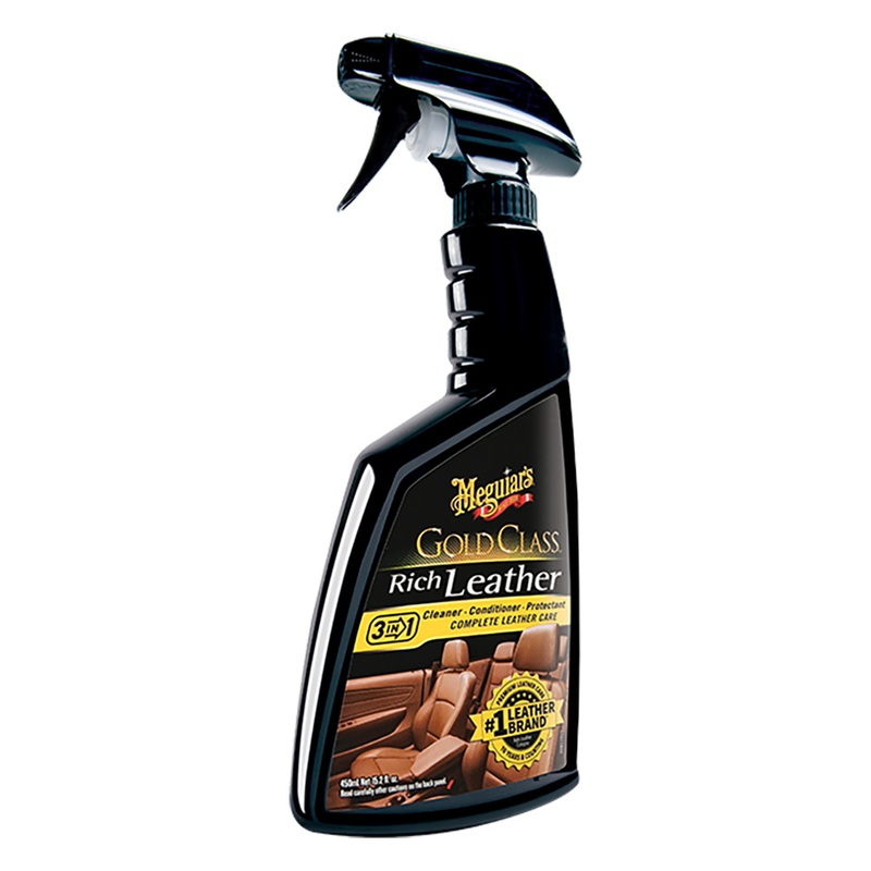 Meguiars Gold Class Rich Leather Spray  15.2 oz.  Boat Box