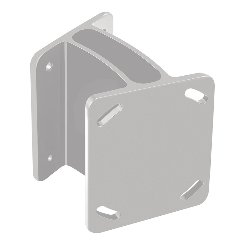 Minn Kota Raptor Direct Mount Angle Bracket  White  Boat Box