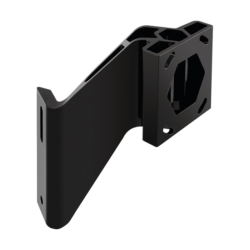 Minn Kota Raptor Jack Plate Adapter Bracket  Starboard  2 Setback  4 Rise  Black  Boat Box