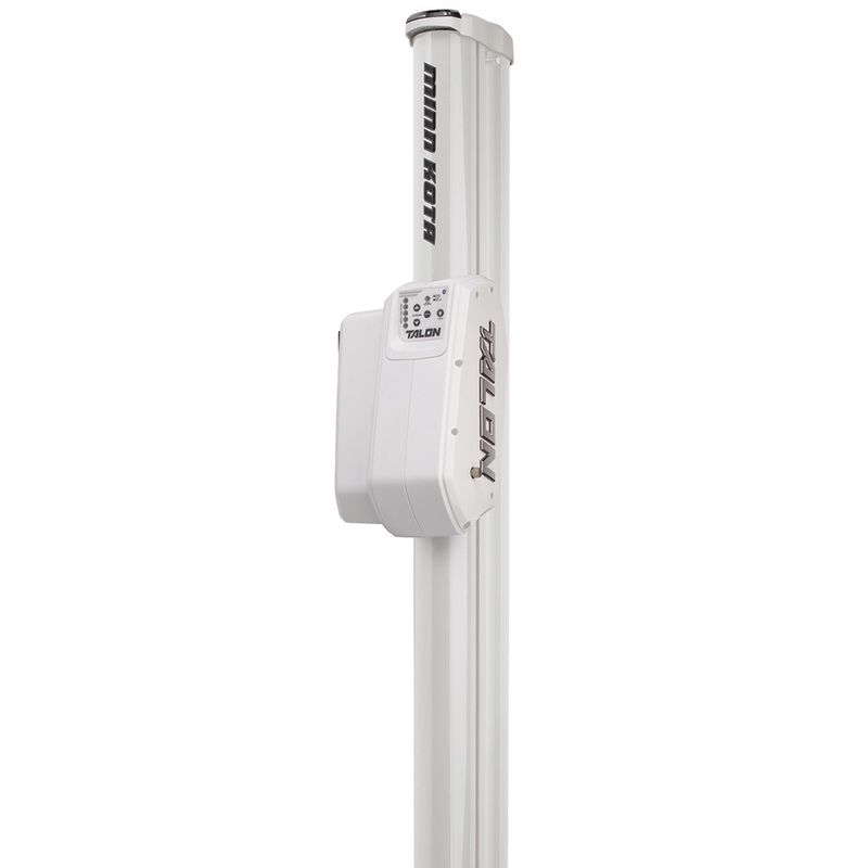 Minn Kota Talon BT 12′ Shallow Water Anchor  White  Boat Box