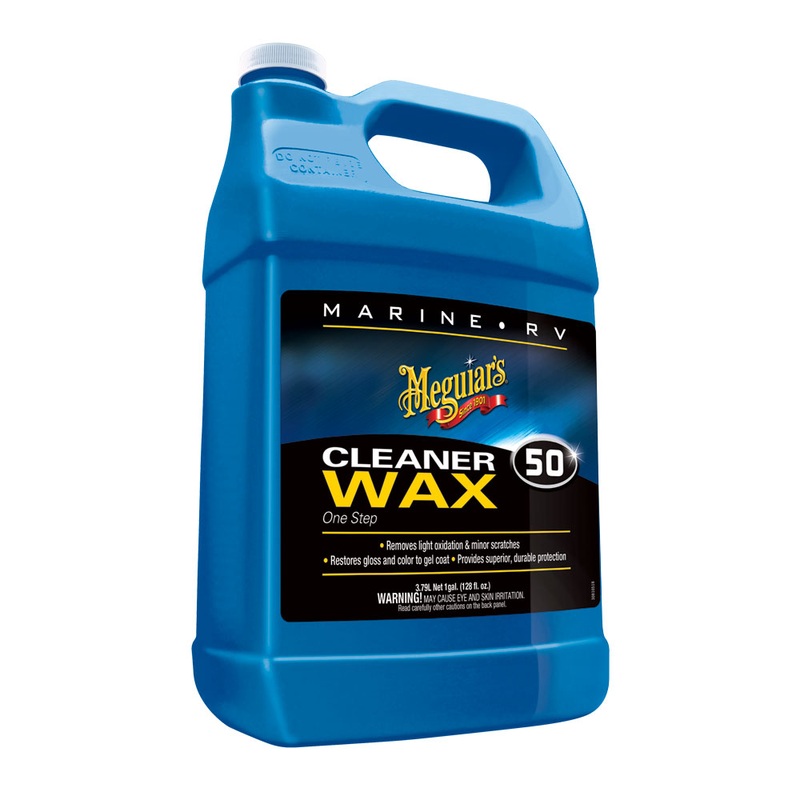 Meguiars #50 Boat/RV Cleaner Wax  Liquid 1 Gallon  Boat Box