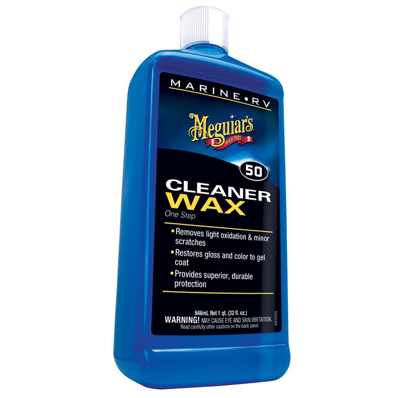 Meguiars #50 Boat/RV Cleaner Wax  Liquid 32oz  Boat Box