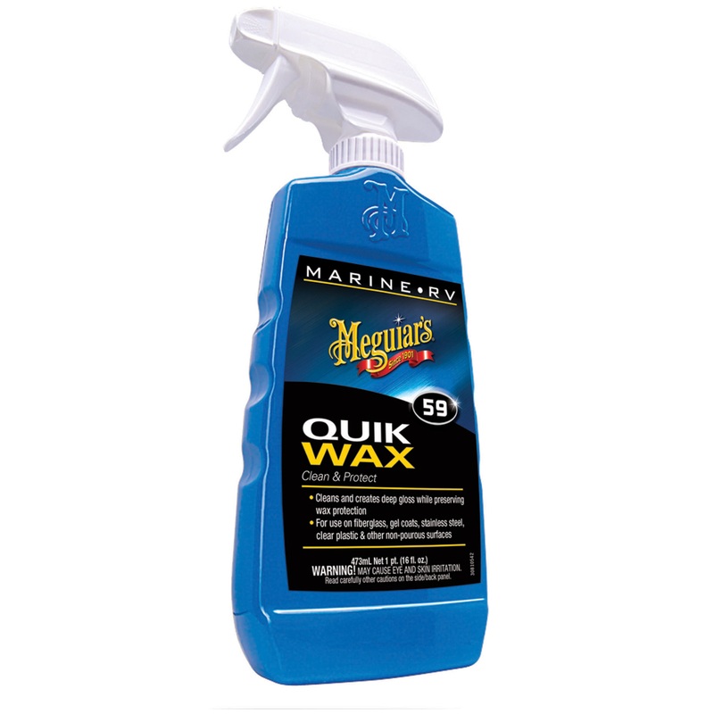 Meguiars #59 Quik Wax  16oz  Boat Box