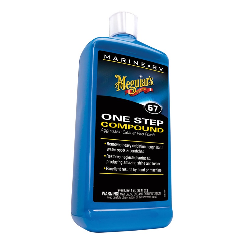 Meguiars #67 One-Step Compound  32oz  Boat Box