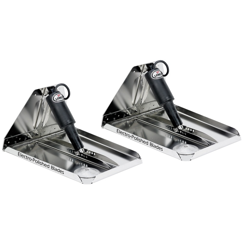 Lenco 16 x 12 Heavy Duty Performance Trim Tab Kit w/o     Switch Kit 12V  Boat Box