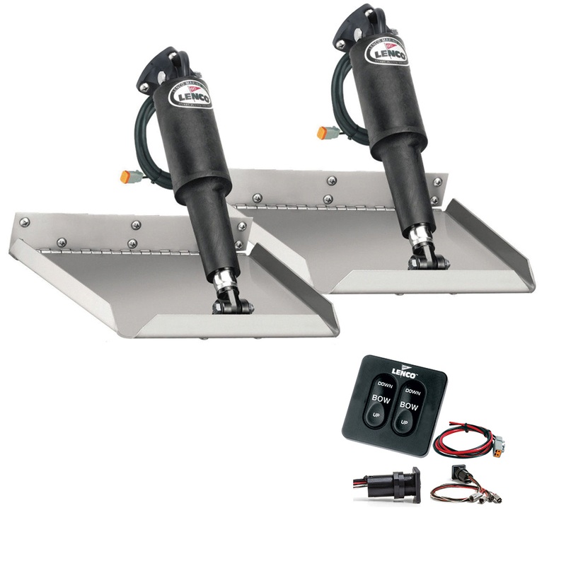 Lenco 9 x 12 Edge Mount Kit w/Standard Tactile Switch Kit  Boat Box