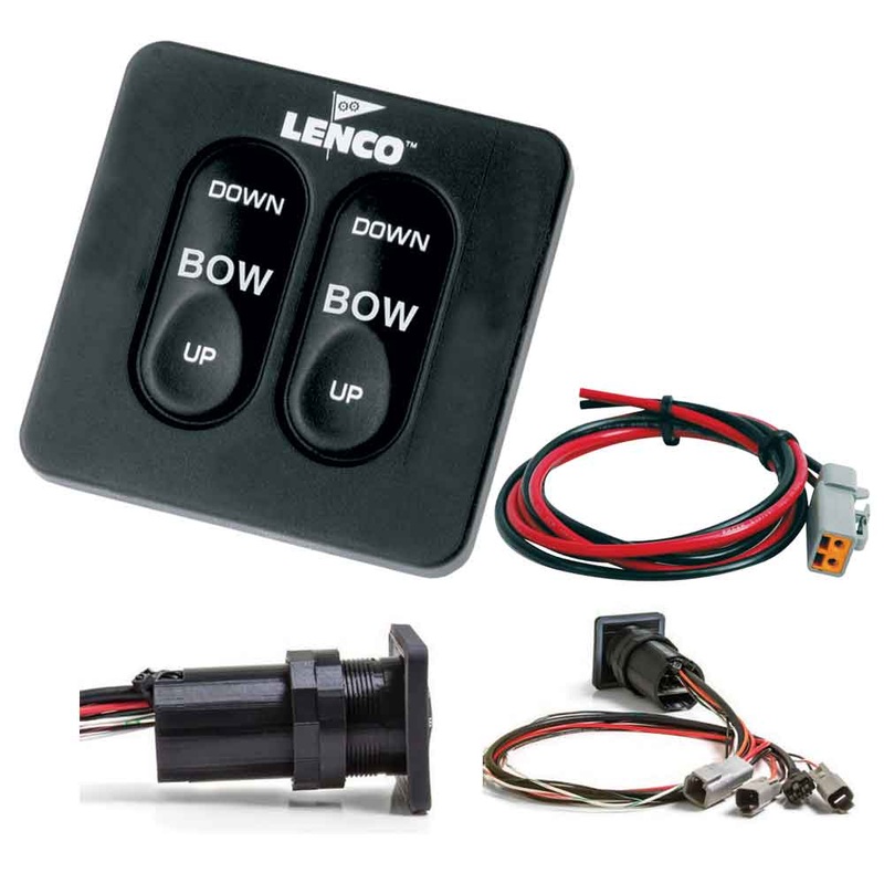 Lenco Standard Integrated Tactile Switch Kit w/Pigtail f/Single Actuator Systems  Boat Box