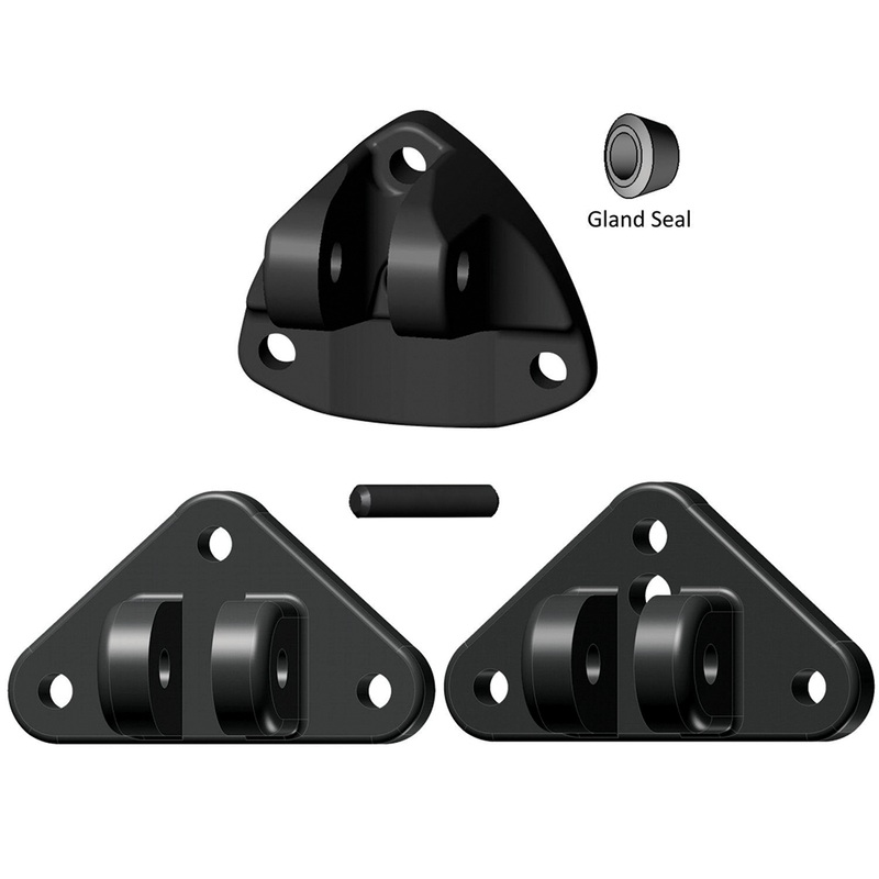 Lenco Universal Actuator Mounting Bracket Replacement Kit  Boat Box