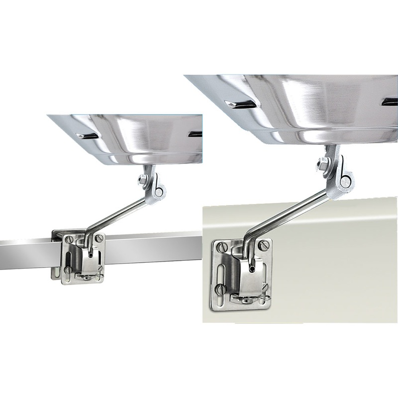 Magma Marine Kettle Bulkhead or Square/Flat Rail Mount  Boat Box