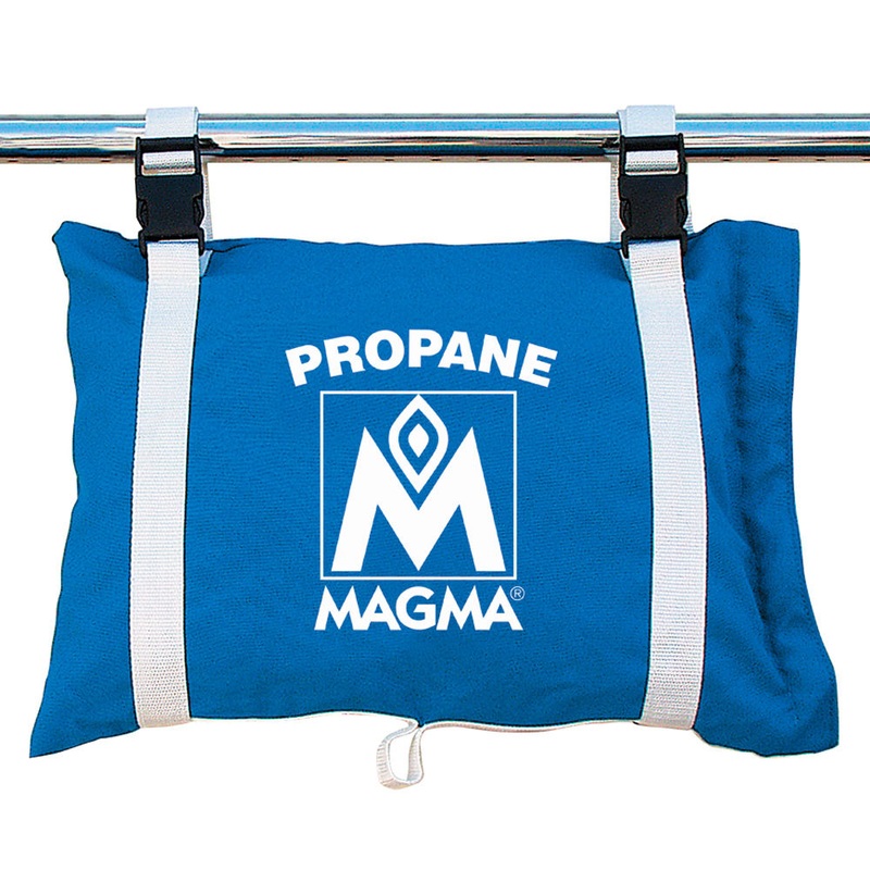 Magma Propane /Butane Canister Storage Locker/Tote Bag  Pacific Blue  Boat Box