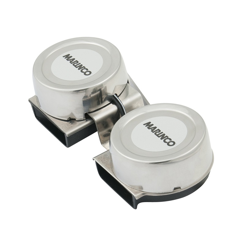 Marinco 12V Mini Twin Comapct Electric Horn  Boat Box