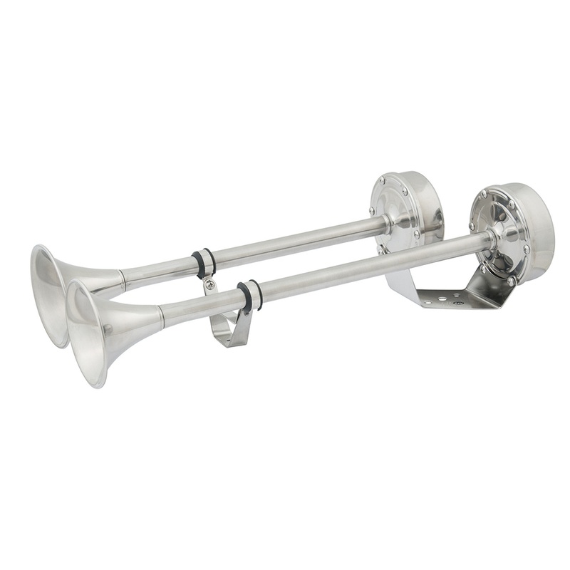 Marinco 24V Dual Trumpet Electric Horn  Boat Box