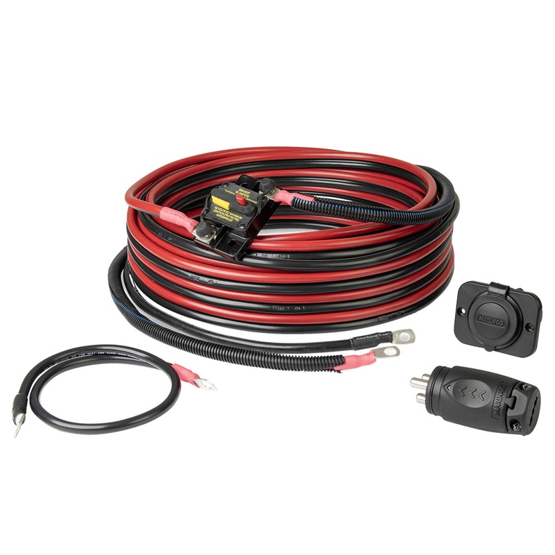 Marinco 24V Trolling Motor Wiring Kit w/70A Plug & Receptacle  Boat Box