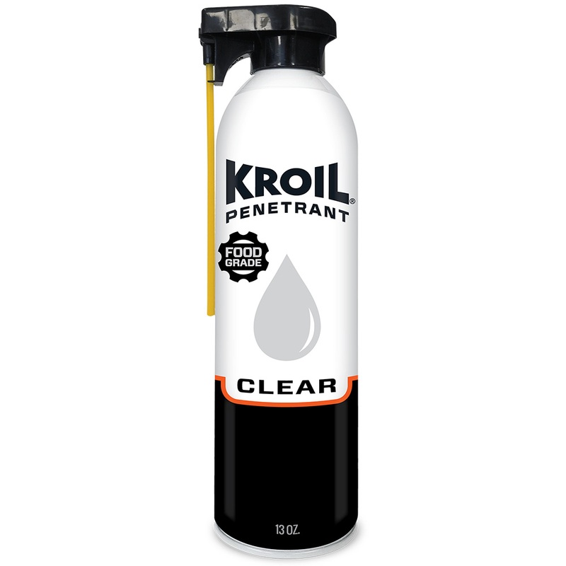 Kroil Clear Food Grade Penetrating Oil  Aerosol  13oz Can w/SprayTech  Boat Box