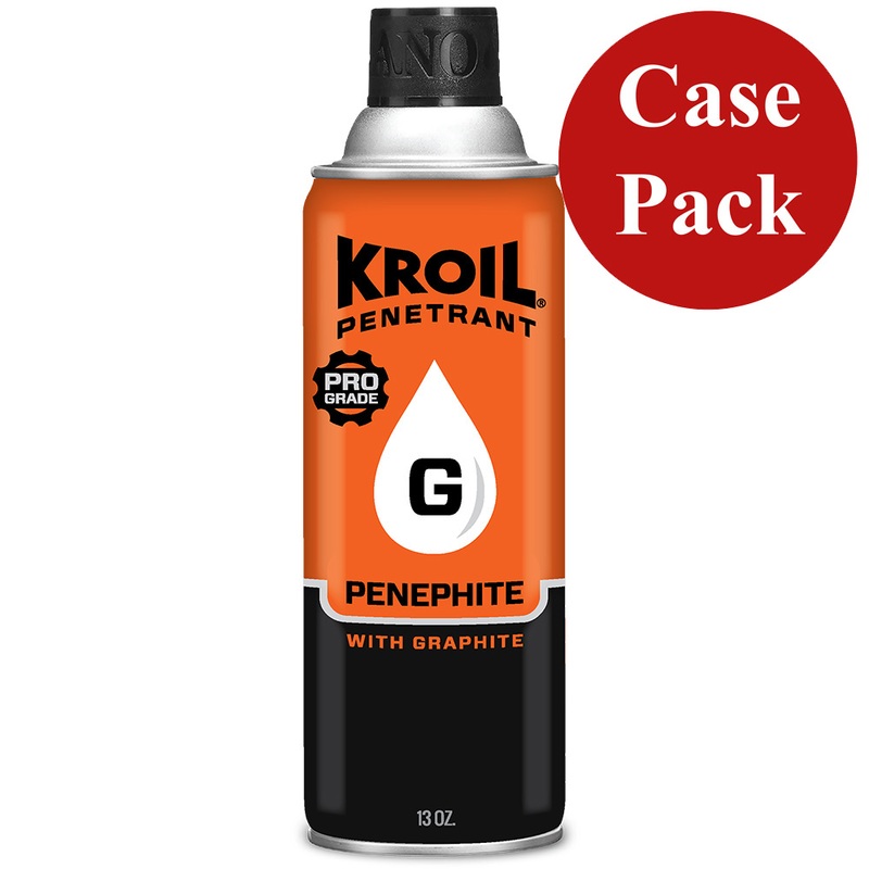 Kroil Penephite Penetrant  Aerosol  13oz Can with Graphite *Case of 12  Boat Box