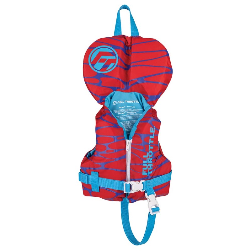 Full Throttle Infant Nylon Life Jacket  Red  Boat Box