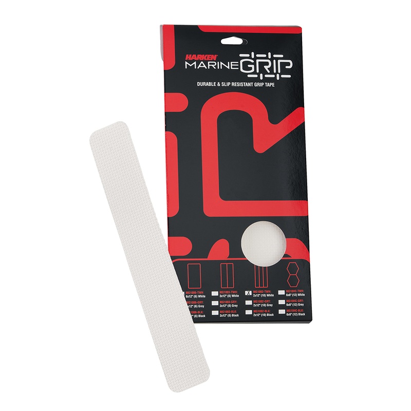 Harken Marine Grip Tape  2 x 12  Translucent White  10 Pieces  Boat Box