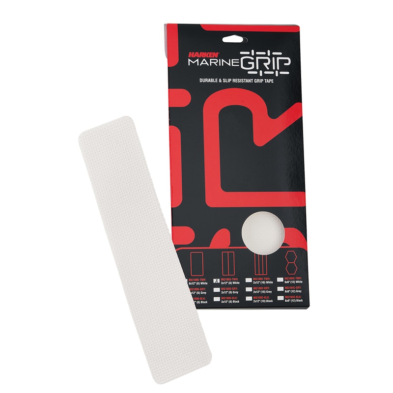 Harken Marine Grip Tape  3 x 12  Translucent White  8 Pieces  Boat Box