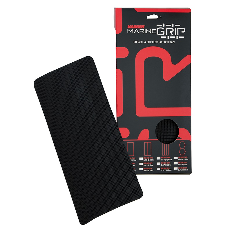 Harken Marine Grip Tape  6 x 12  Black  6 Pieces  Boat Box