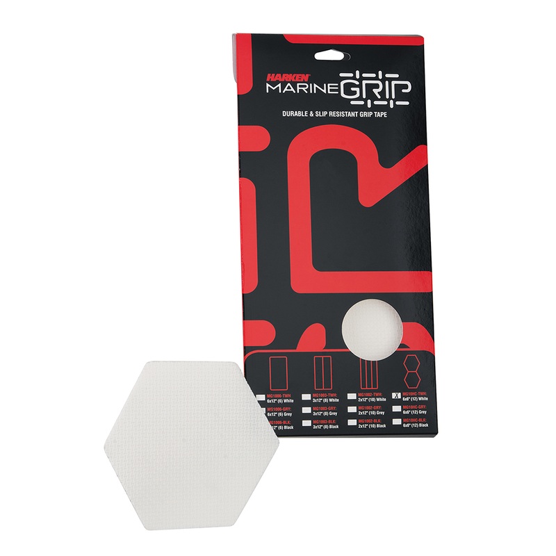 Harken Marine Grip Tape  Honeycomb  Translucent White  12 Pieces  Boat Box
