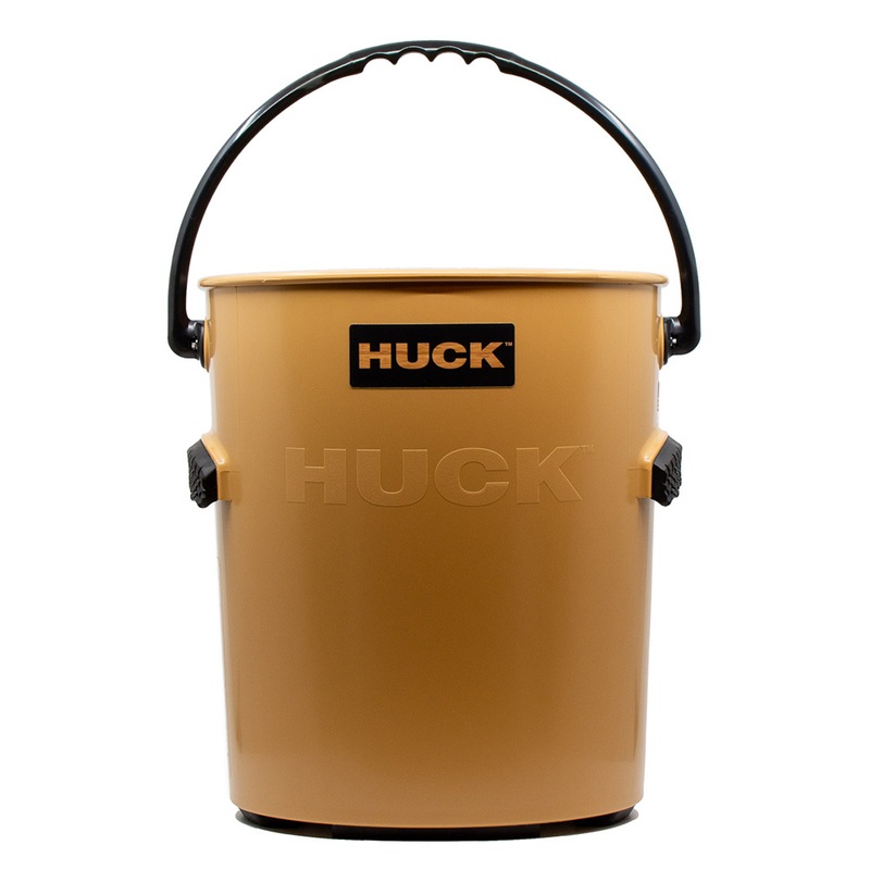 HUCK Performance Bucket  Black n’ Tan  Tan w/Black Handle  Boat Box