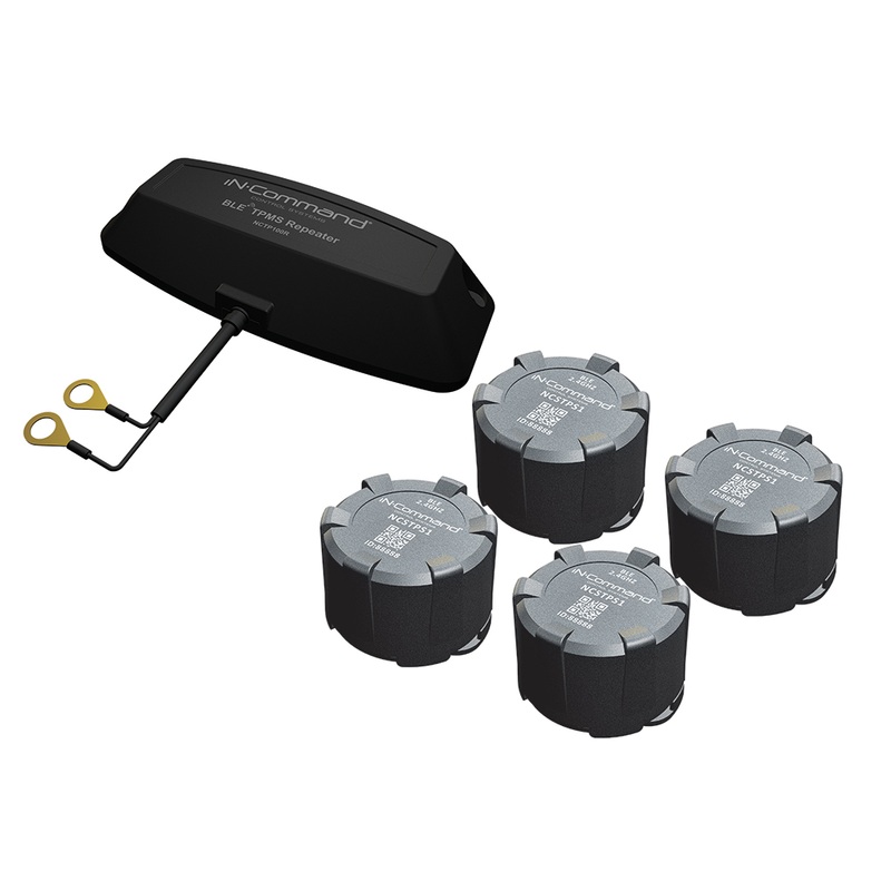 iN-Command Tire Pressure Monitoring System  4 Sensor & Repeater Package  Boat Box